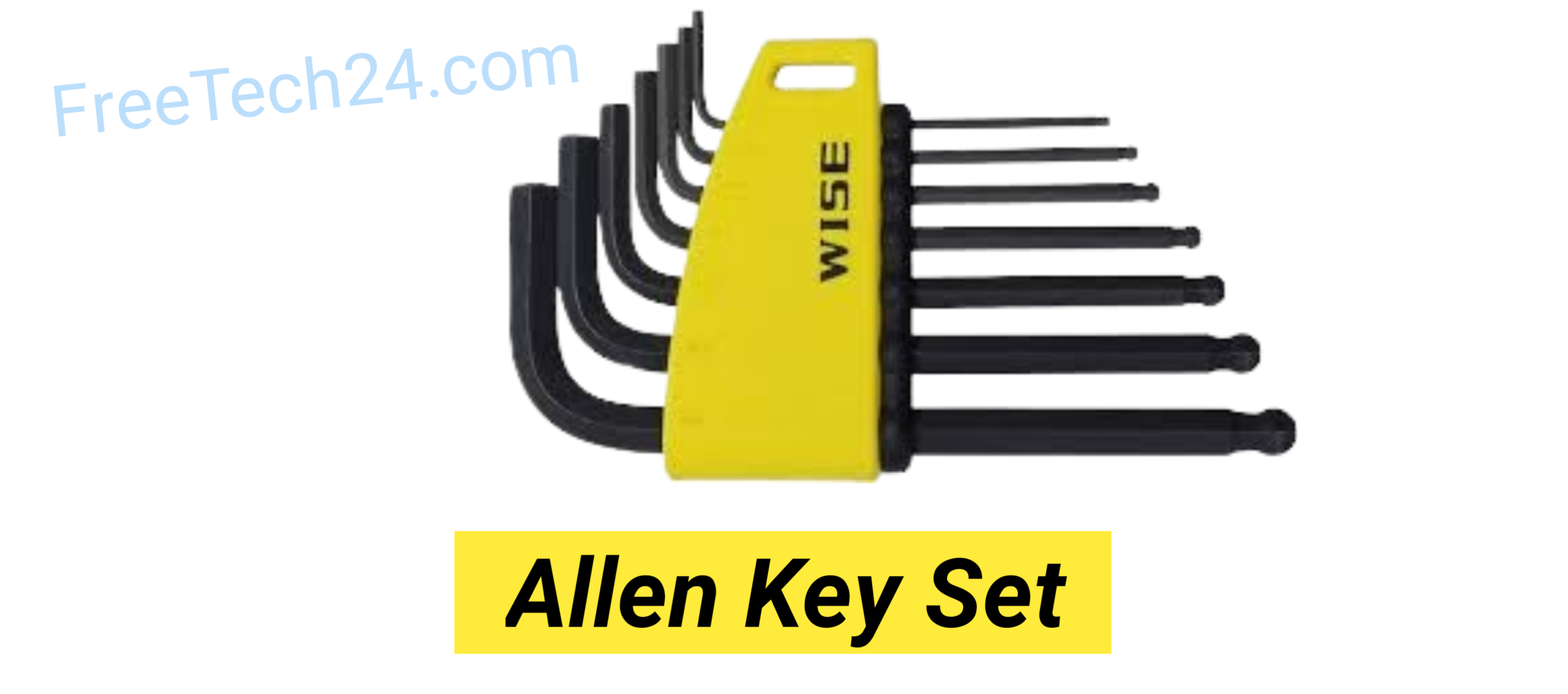 Allen key set image – hex screw tightening and loosening tool. অ্যালেন কী সেট ছবি – হেক্স স্ক্রু টাইট বা খুলতে ব্যবহৃত টুল।