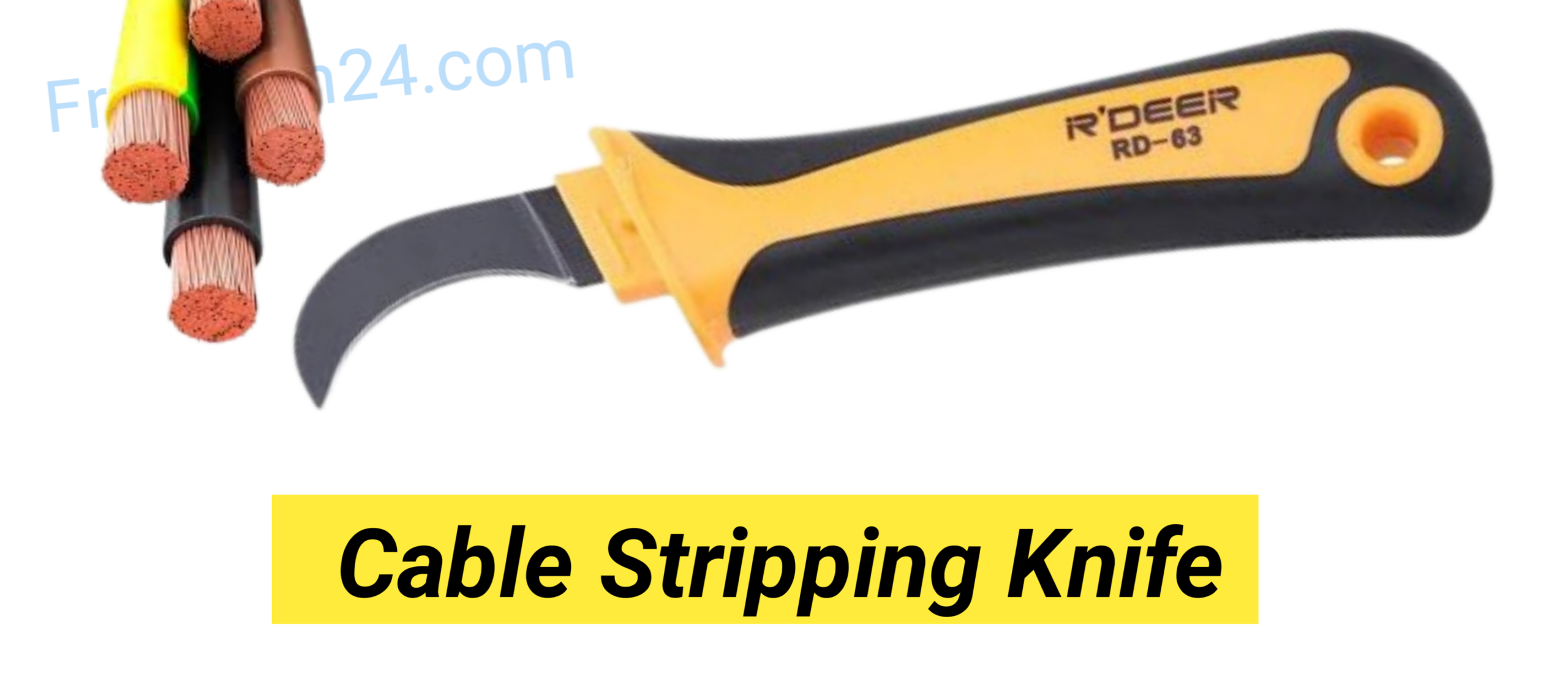 Cable stripping knife image – knife for removing insulation from cables. কেবল স্ট্রিপিং নাইফ ছবি – তারের আবরণ কাটার কাজে ব্যবহৃত ছুরি।