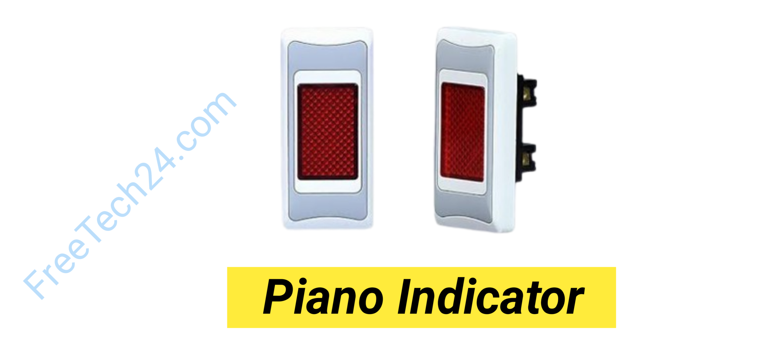 Piano Indicator : বিদ্যুৎ বা সার্কিট চালু থাকার সংকেত দিতে ব্যবহৃত হয়। [Used to indicate that electrical power or a circuit is active.]
