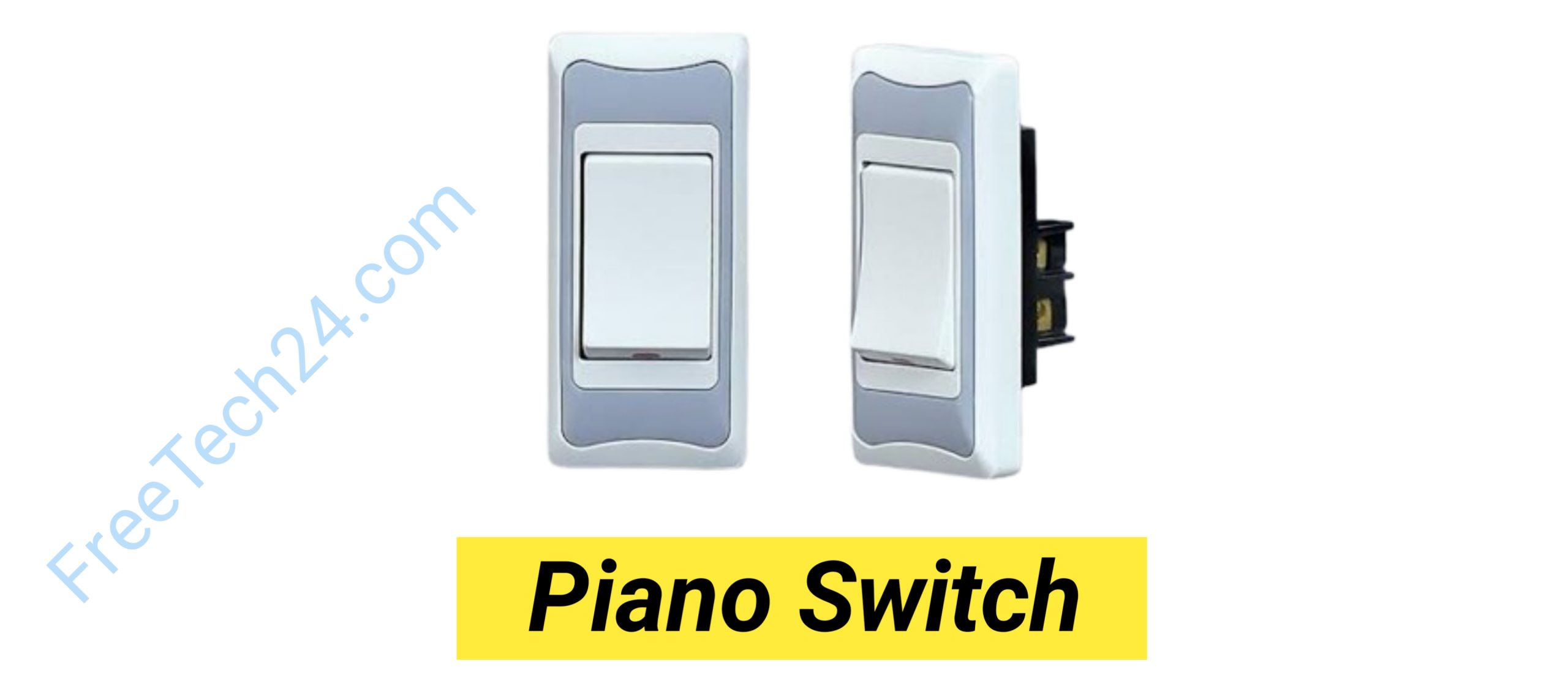 Piano Switch : বৈদ্যুতিক যন্ত্র চালু ও বন্ধ করতে ব্যবহৃত হয়। [Used to turn electrical devices on and off.]