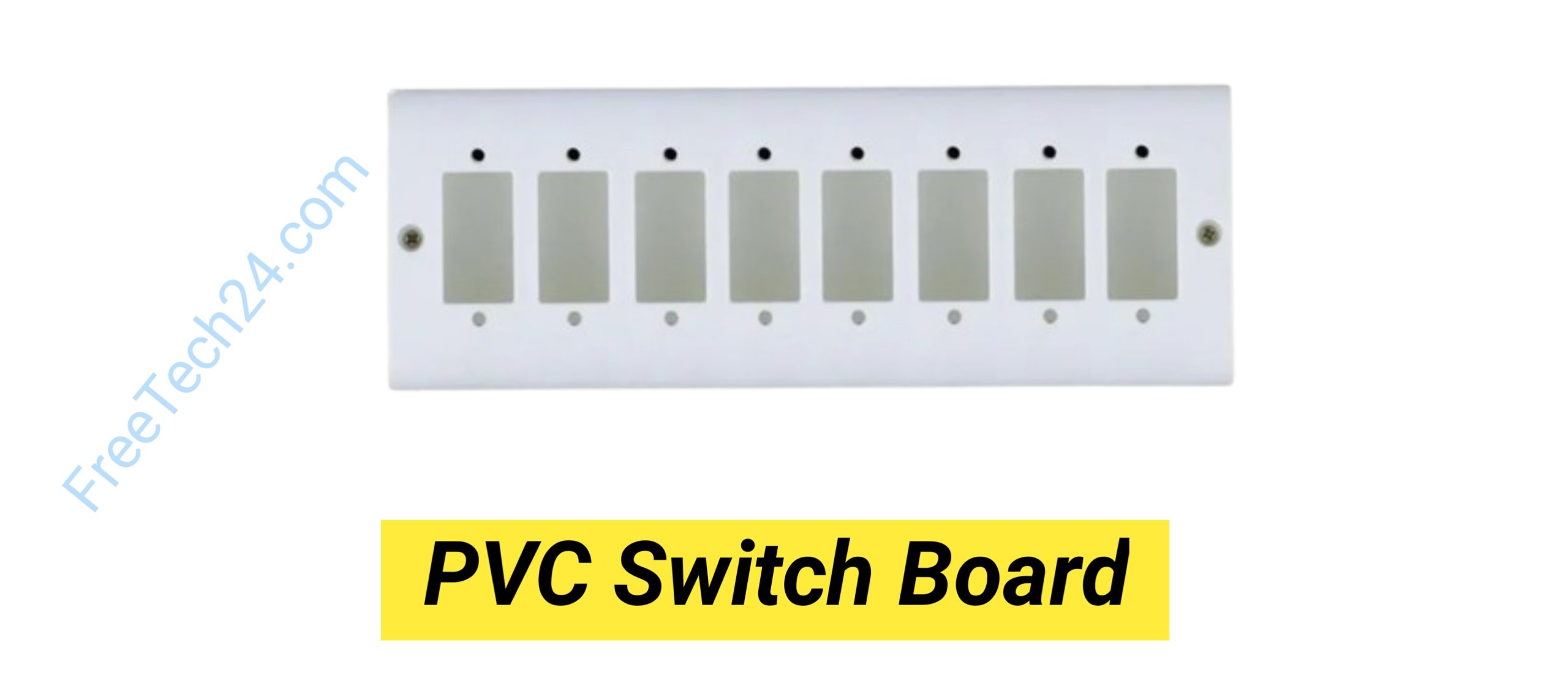 PVC Switch Board : সুইচ, সকেট ও অন্যান্য বৈদ্যুতিক ডিভাইস সুন্দরভাবে বসানো ও সংযোগ দেওয়ার জন্য ব্যবহৃত হয়।