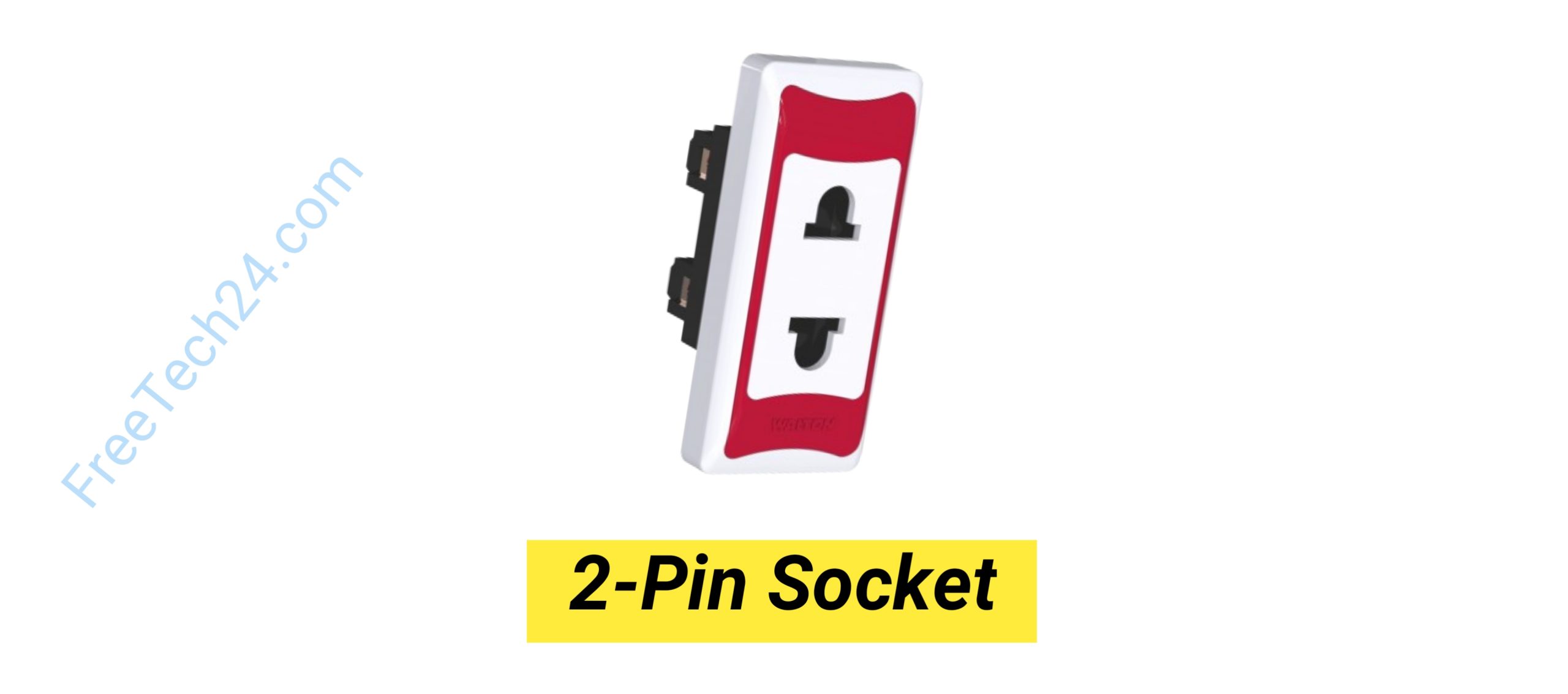 2-Pin Socket : দুই-পিনের বৈদ্যুতিক প্লাগ সংযোগ দেওয়ার জন্য ব্যবহৃত হয়। [Used to connect 2-pin electrical plugs.] 