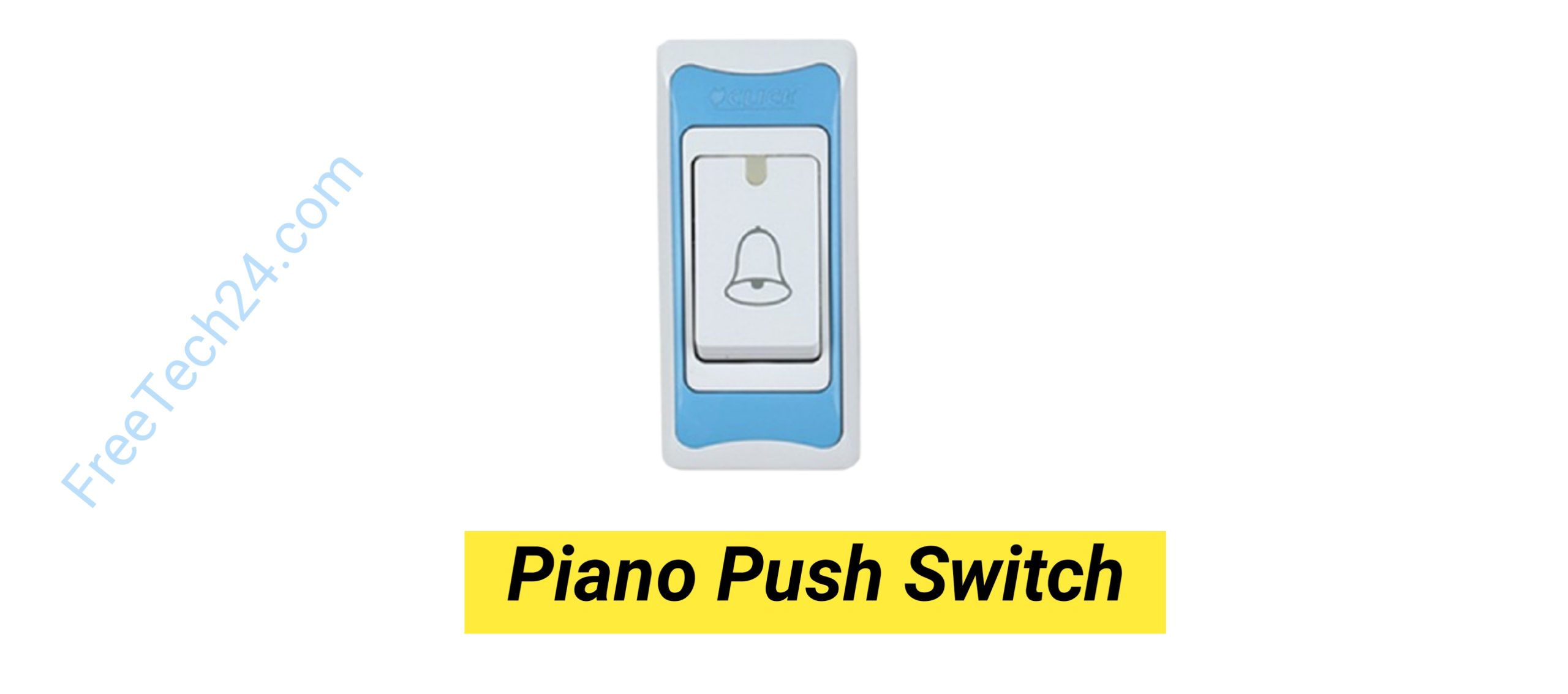 Piano Push Switch : চাপ দিয়ে বৈদ্যুতিক সার্কিট বা ডিভাইস নিয়ন্ত্রণ করার জন্য ব্যবহৃত হয়। [Used to control an electrical circuit or device by pressing the switch.] 