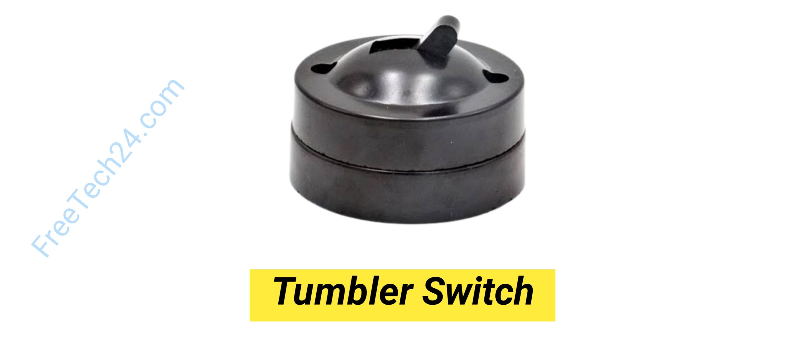Tumbler Switch : বৈদ্যুতিক সার্কিট ON বা OFF করার জন্য ব্যবহৃত হয়। [Used to turn an electrical circuit ON or OFF.]